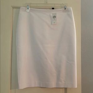NWT Ann Taylor White Pencil Skirt Size 2